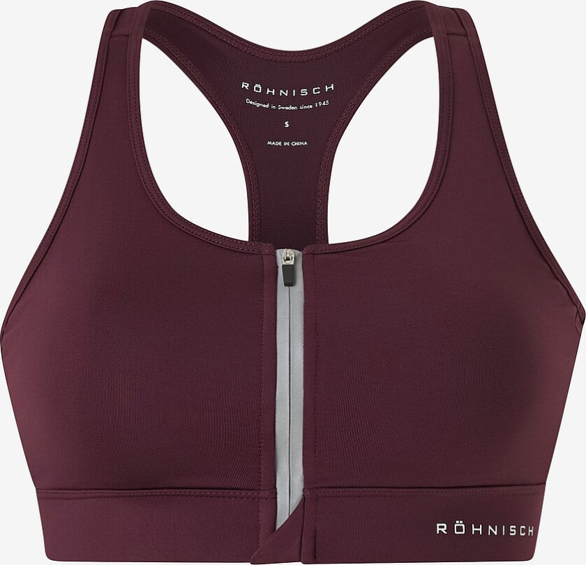 Sports-BH Essential Zip Sportsbra - Lilla