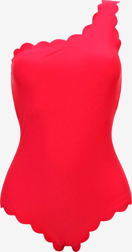 Badedrakt Oneshoulder Onepiece - Rød