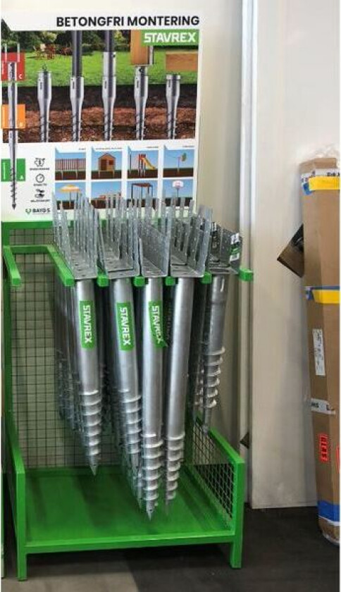 Bilde av Jordskruer display faste skruer