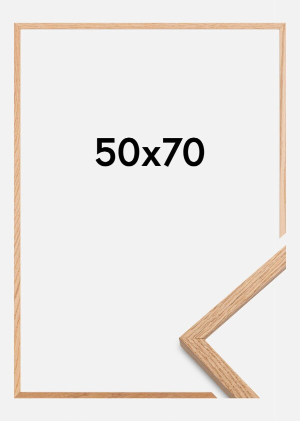 Ramme Oslo Akrylglass Eik 50x70 Cm