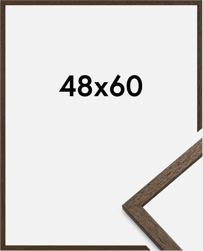 Ramme Edsbyn Akrylglass Valnøtt 48x60 Cm