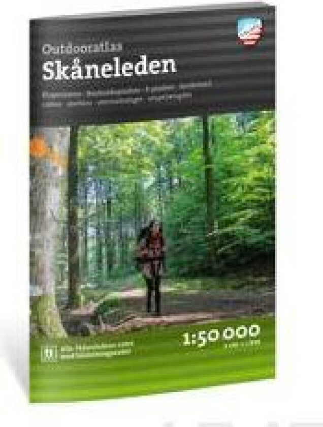 Outdooratlas Skåneleden 1:50 000