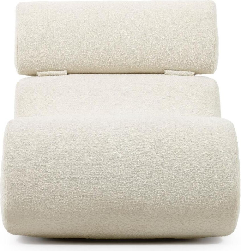KAVE HOME Club lenestol - hvit shearling stoff
