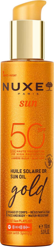Sun Tanning Oil Gold SPF50 150 ml