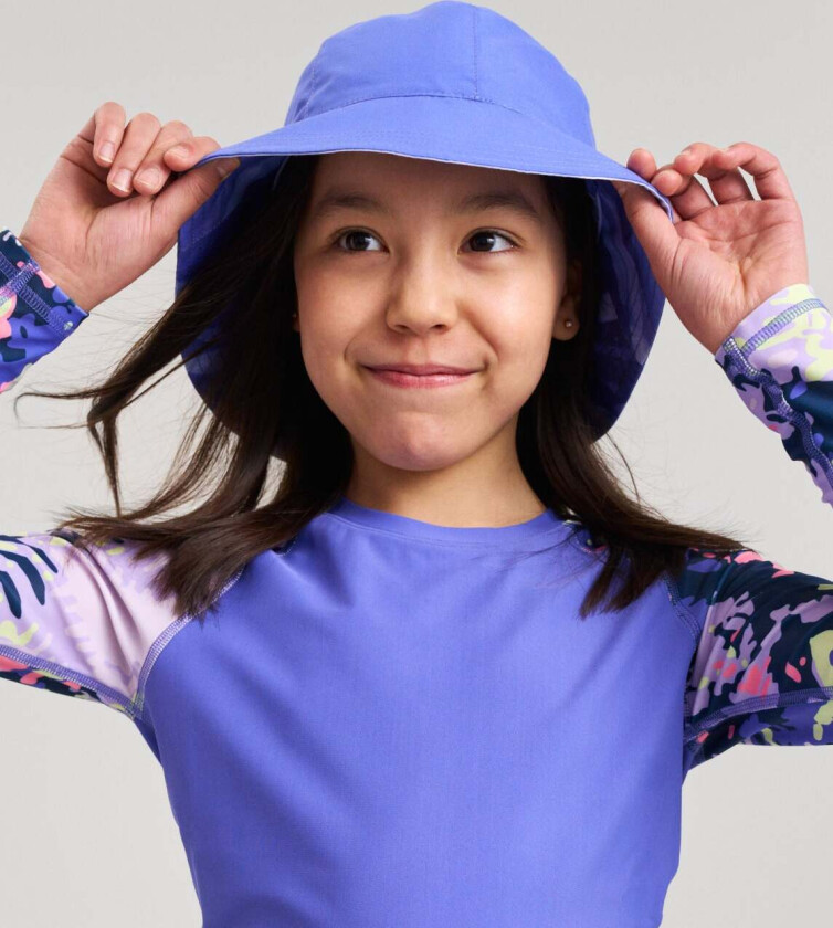 Reversibel Viiri Solhatt med UV-Beskyttelse, Breezy Violet, 54 - UV Klær - Polyester