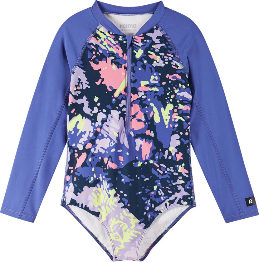 Aallot Badedrakt, Lilac Amethyst, 116 - Badetøy - Polyester,Elastan