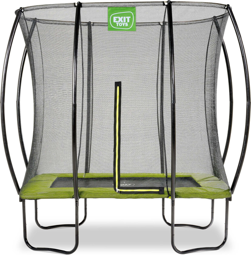 Silhouette Trampoline inkl. Sikkerhetsnett 153x214 cm, Grønn - Trampoliner - Metall,Plast
