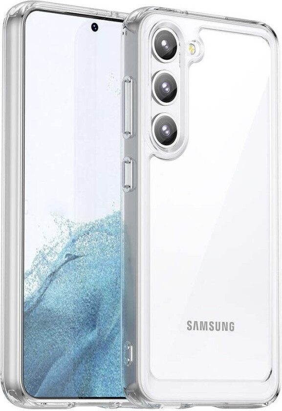 Samsung Galaxy S23+ (Plus) Hybrid Plast Deksel - Gjennomsiktig