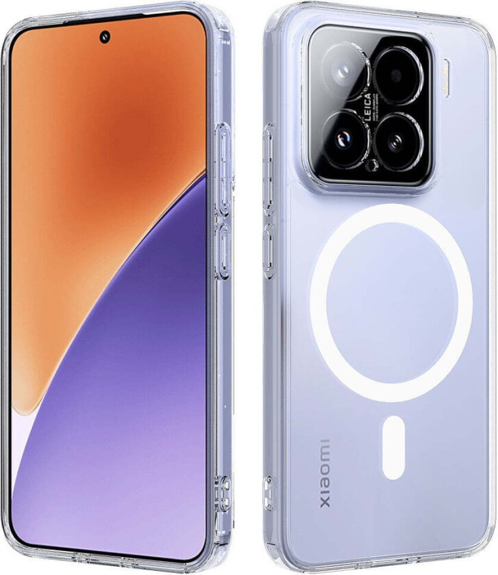 Xiaomi 15 Fleksibelt Plast Deksel - MagSafe Kompatibel - Gjennomsiktig