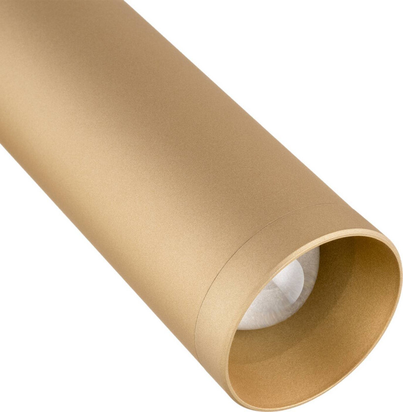 LED-vegglampe Rulo, gull, stål, 3000 K