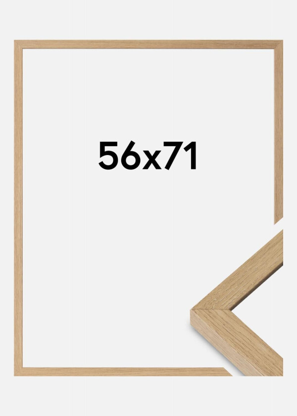 Ramme Hermes Akrylglass Natural Oak 56x71 Cm