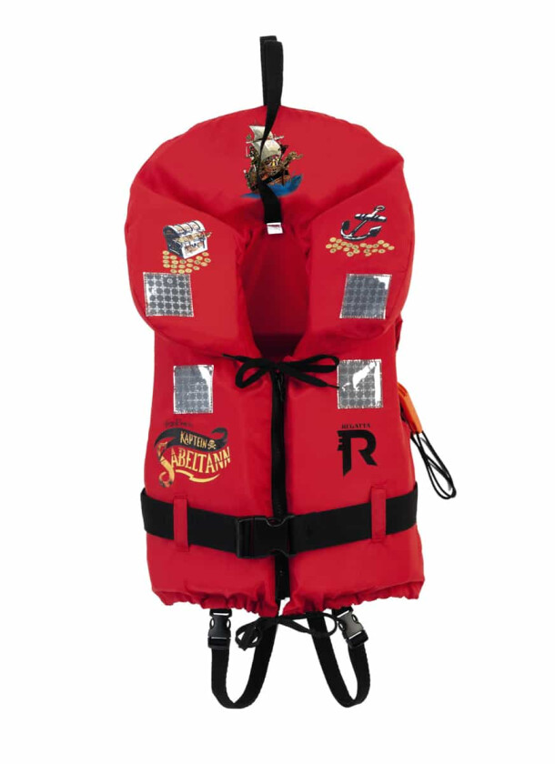 Redningsvest Kapt.sabelt 15-30kg Rød