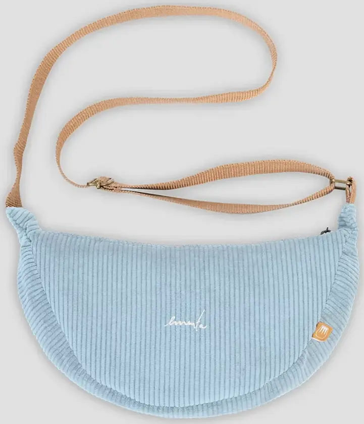Fiuza Signature Cord Skulderveske blå