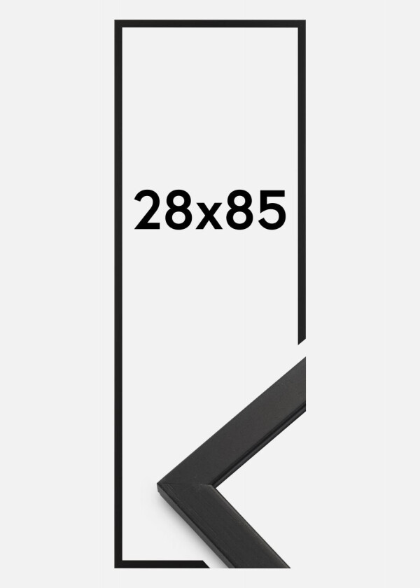 Ramme Edsbyn Akrylglass Svart 28x85 Cm