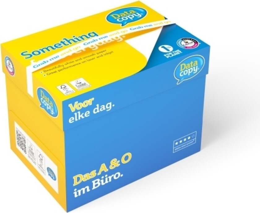 Kopipapir A4 hvid 80g - løse ark - (2500 ark)