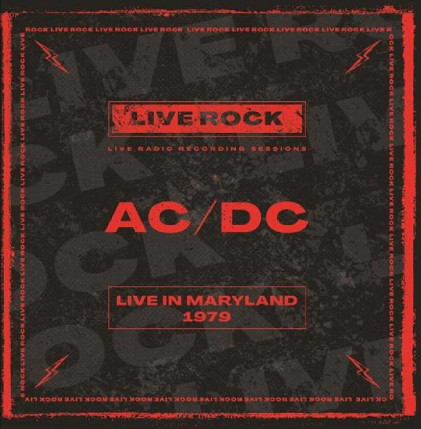 AC/DC Live in Maryland, 1979 LP/Vinyl