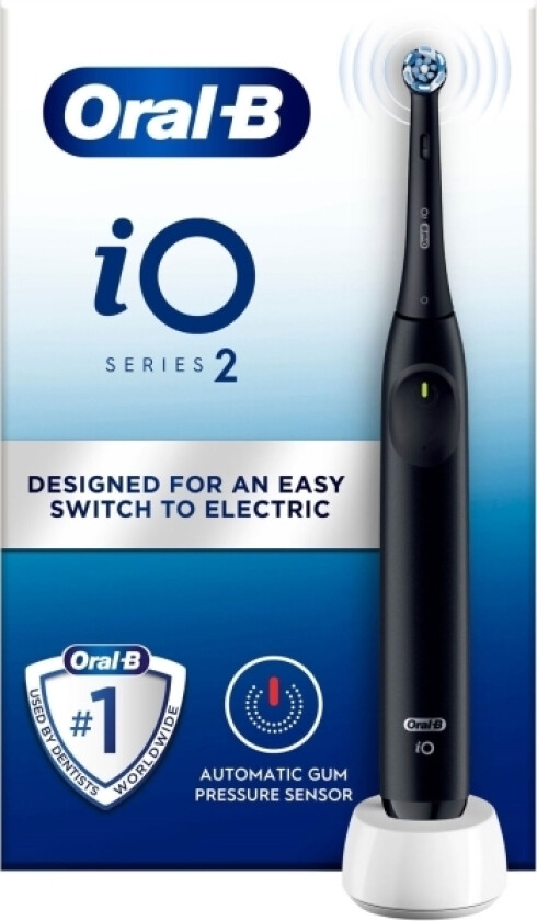 Eltandborste Io Simply Easy Clean Night Black