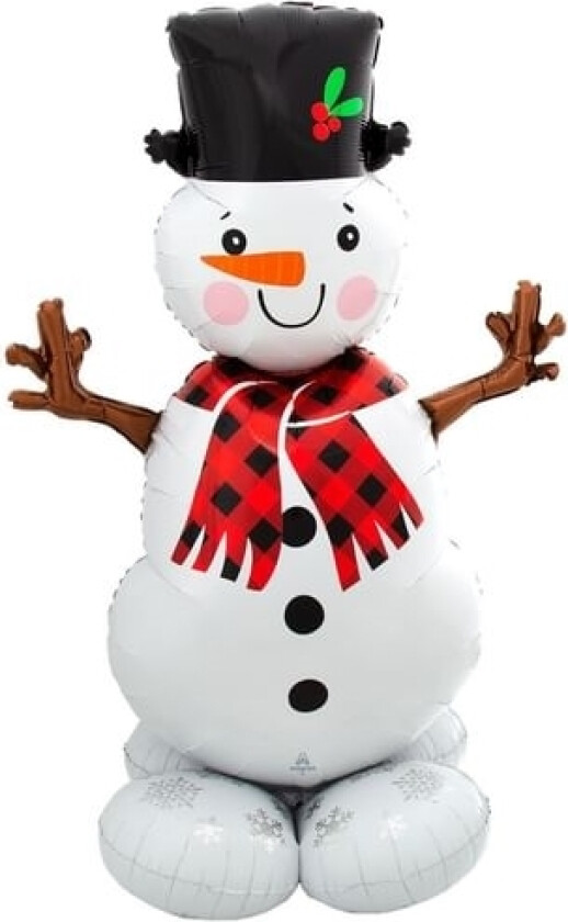 Stående Snemand Folieballon