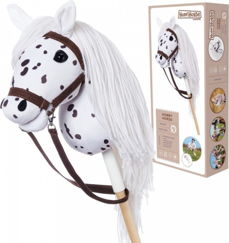 Hoppihorse Hobby Horse A3 White Tarant