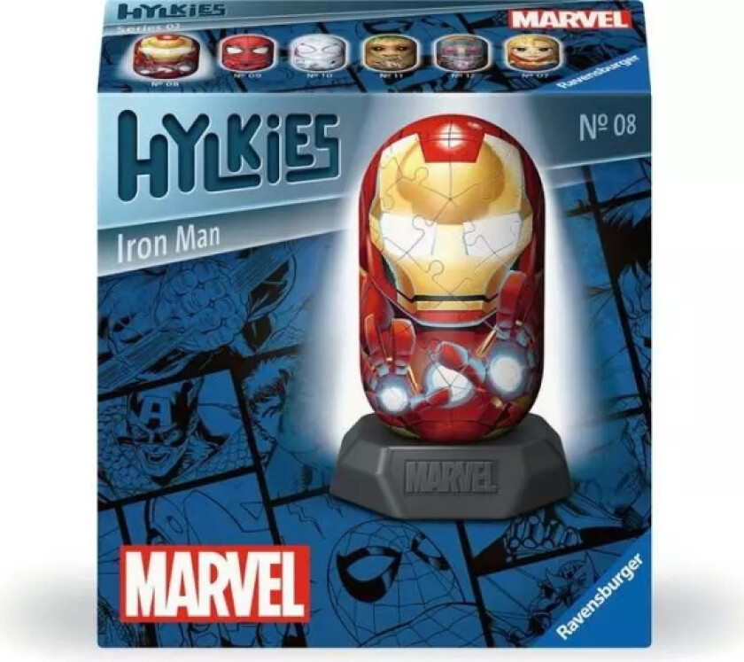 Dlion Ravensburger Puzzle 3D Hylkies: Iron Man