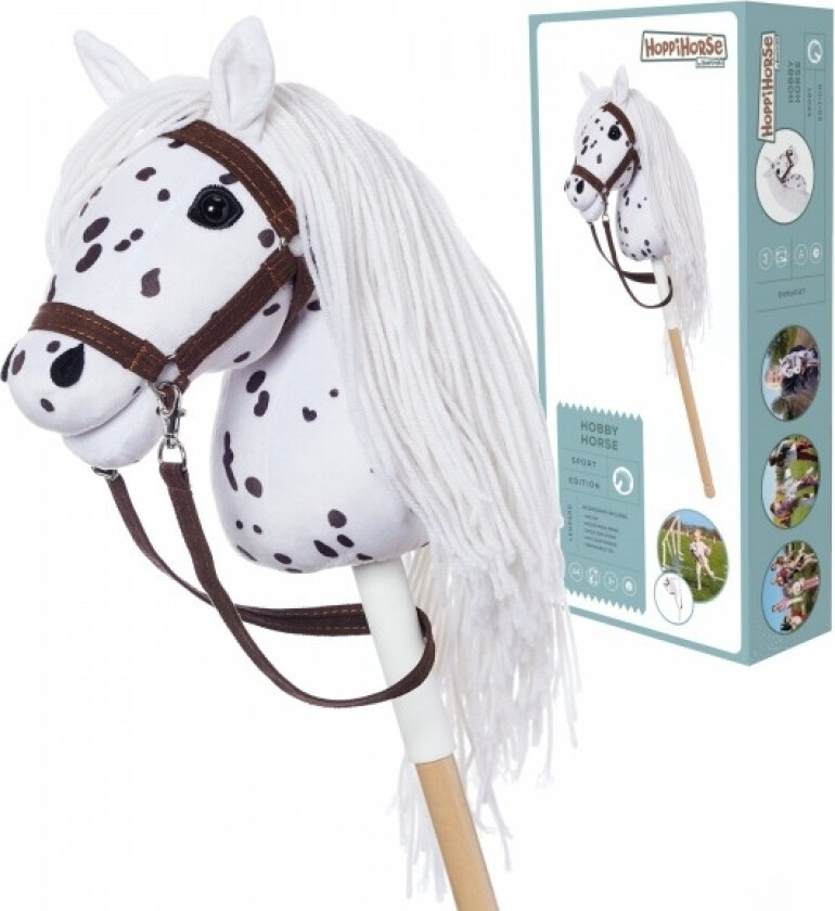 Hoppihorse Hobby Horse A4 White Tarant