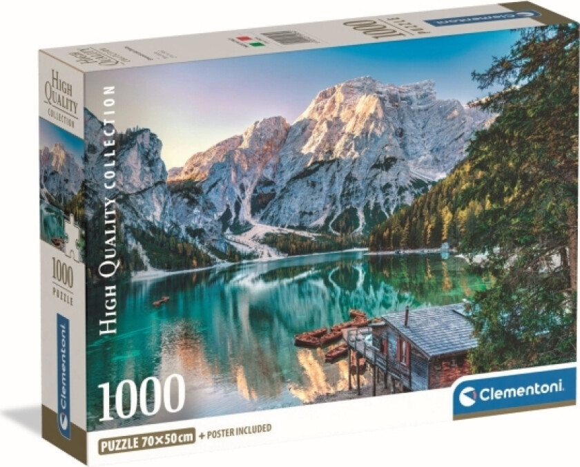1000 Pcs. Cb Hqc Emerald Lake Braies, 14 År