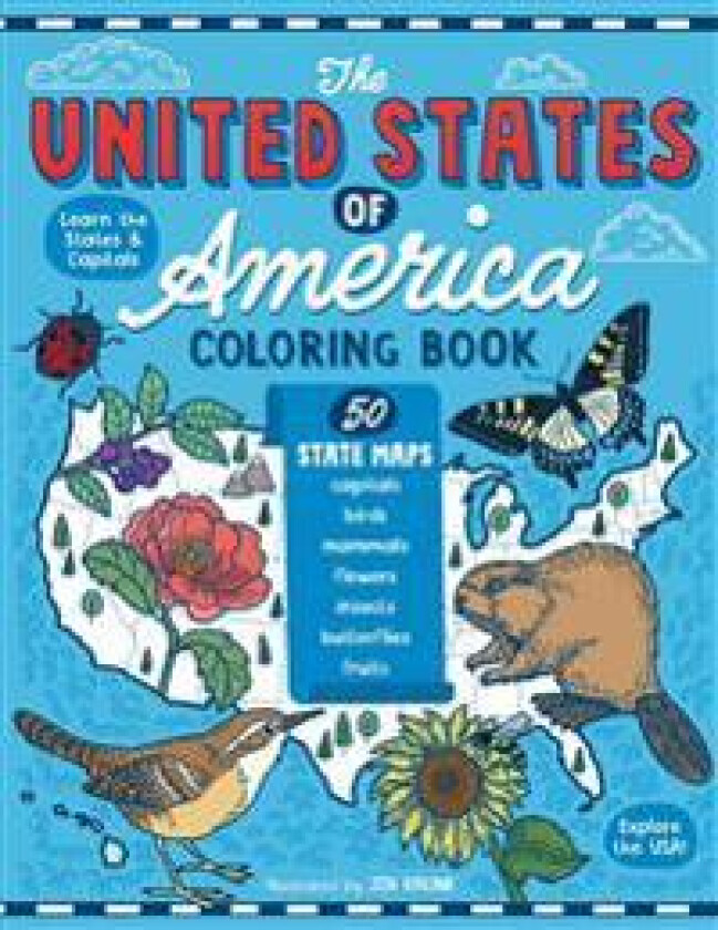 The United States of America Coloring Book