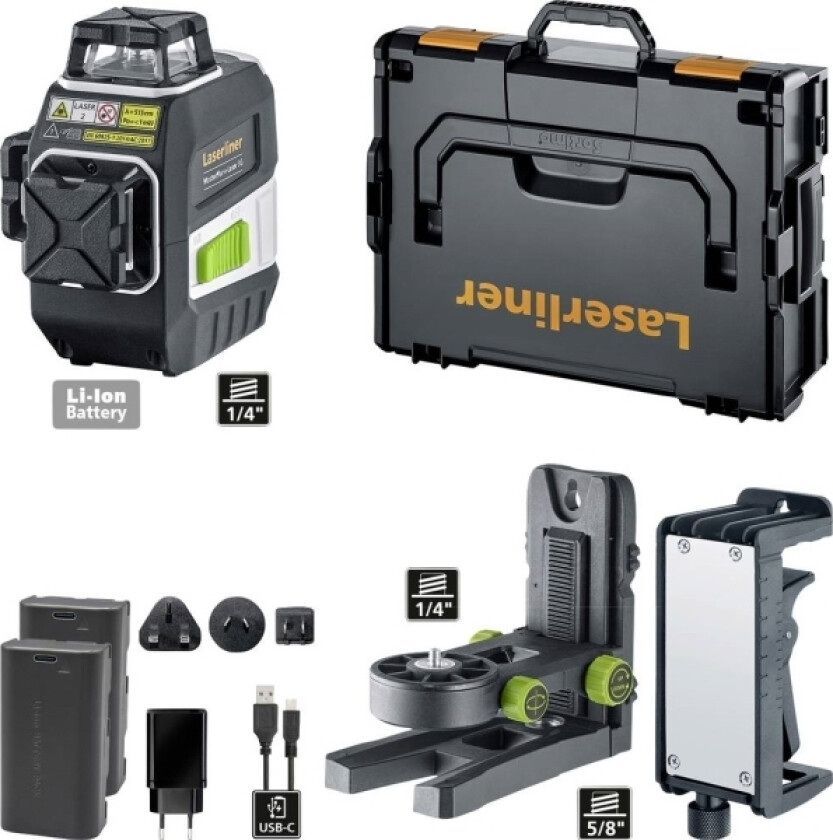Masterplane-Laser 3G Pro 360°-Linjelaser