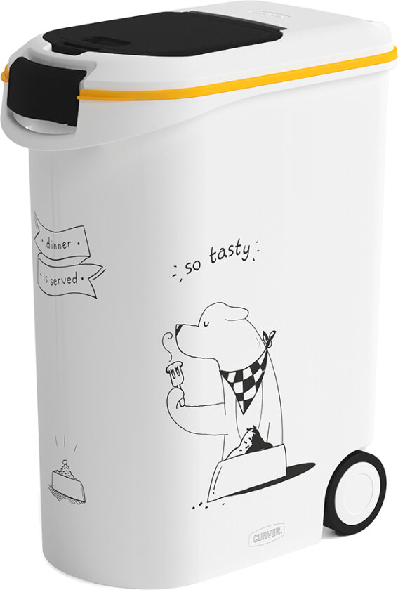 tørrfôrbeholder hundesilhuett - opptil 20 kg tørrfôr