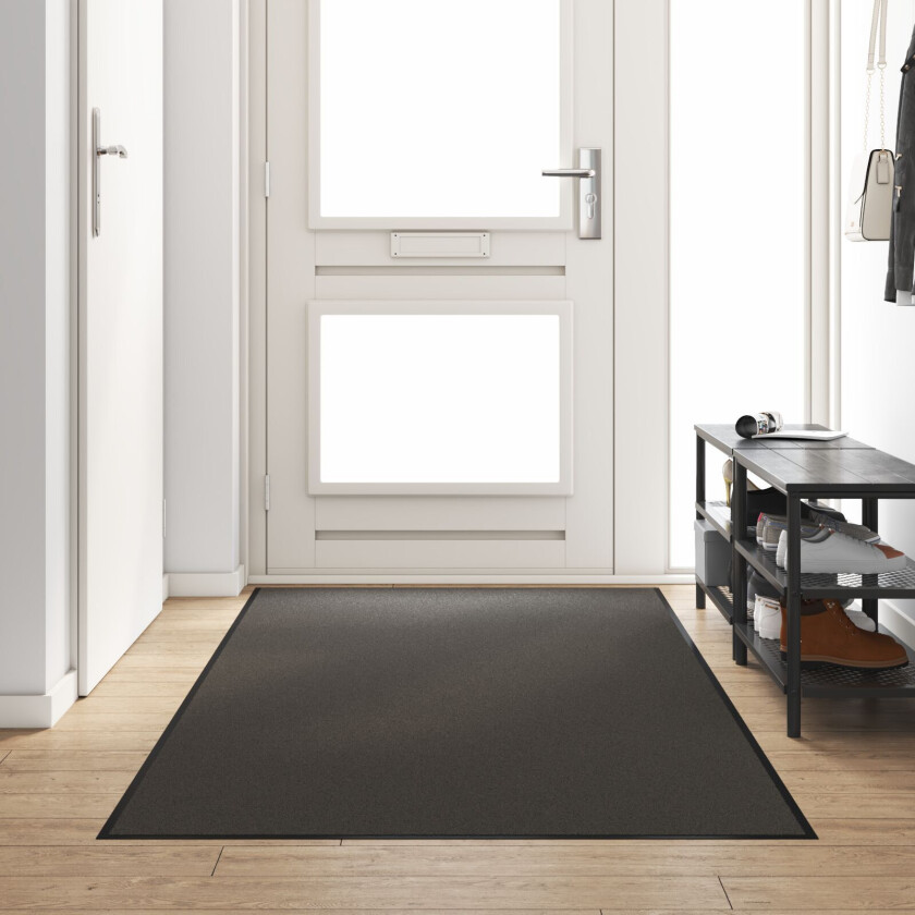 Dørmatte Antrasitt, Svart Polypropylen 250 x 120 x 0.9 cm