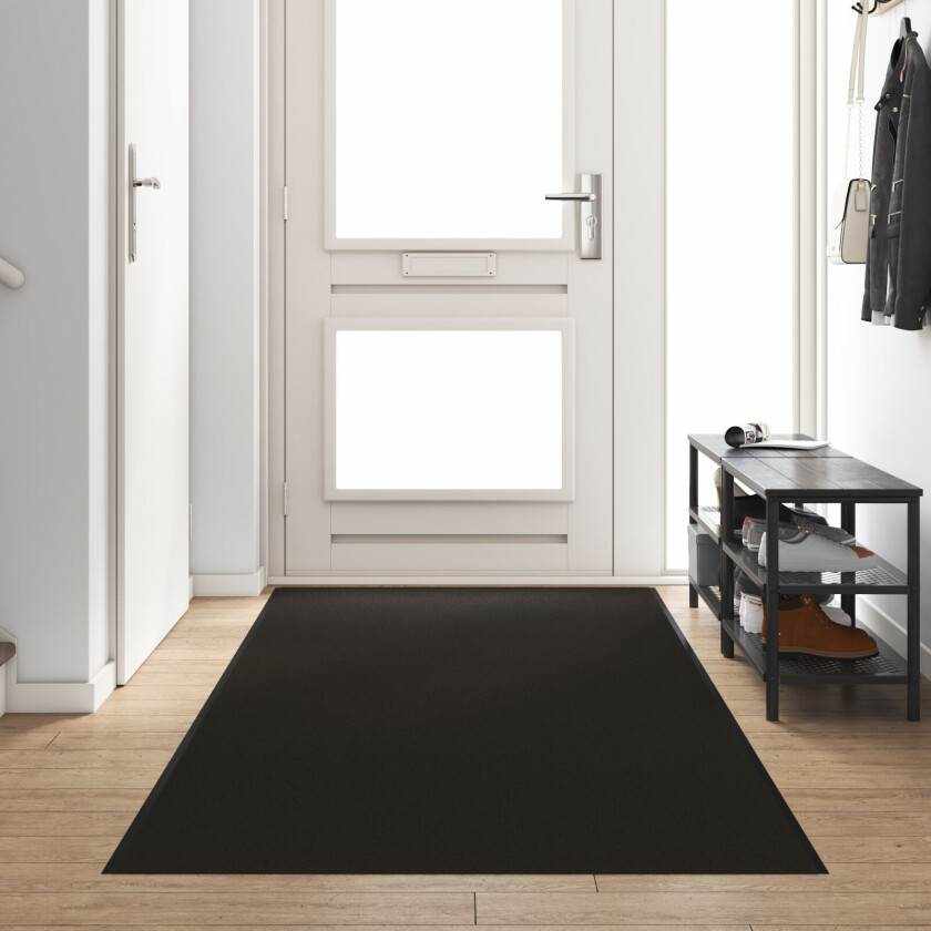 Bilde av Dørmatte Svart Polypropylen 350 x 120 x 0.9 cm Dørmatte