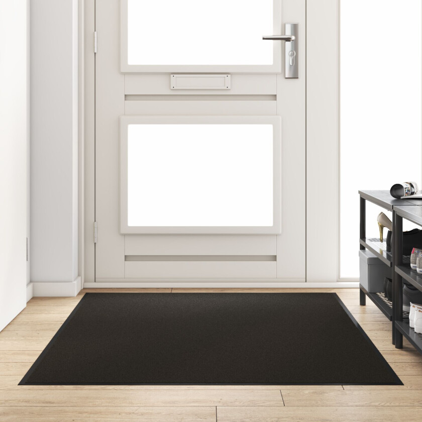Dørmatte Svart Polypropylen 180 x 120 x 0.9 cm Dørmatte