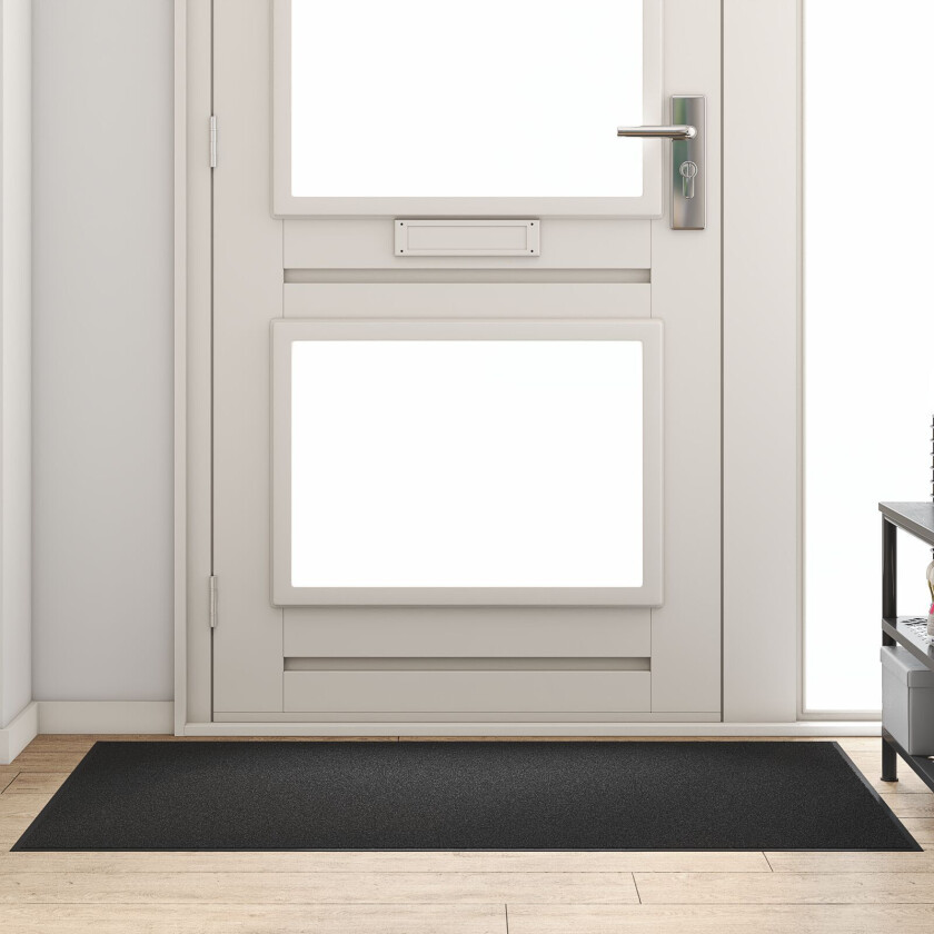 Dørmatte Svart Polypropylen 150 x 90 x 0.9 cm Dørmatte