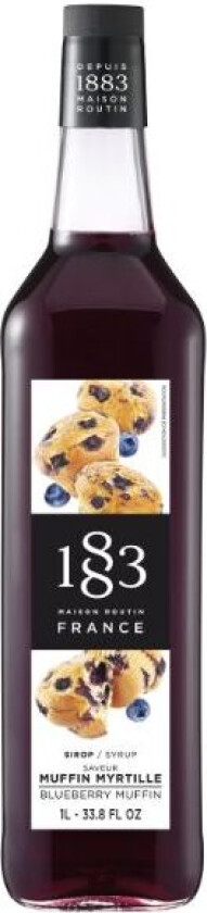 Sirup Blåbær Muffin Fl 100