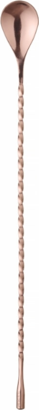 Barske Med Spiralhåndtag Rustfrit Stål Kobberlook 380x35 Mm