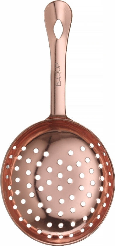 Julep-strainer Rustfrit Stål Kobberlook 160x76 Mm