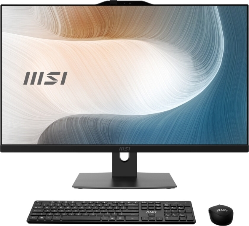 Modern AM272P 12M 1063AT - Alt-i-ett Core i5 1235U / inntil 4.4 GHz - RAM 16 GB - SSD 512 GB - NVMe - Gigabit Ethernet - monitor: LED 27 (Full HD) - svart