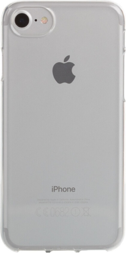 silikondeksel for iPhone 6 / 6s / 7 / 8 / SE, gjennomsiktig