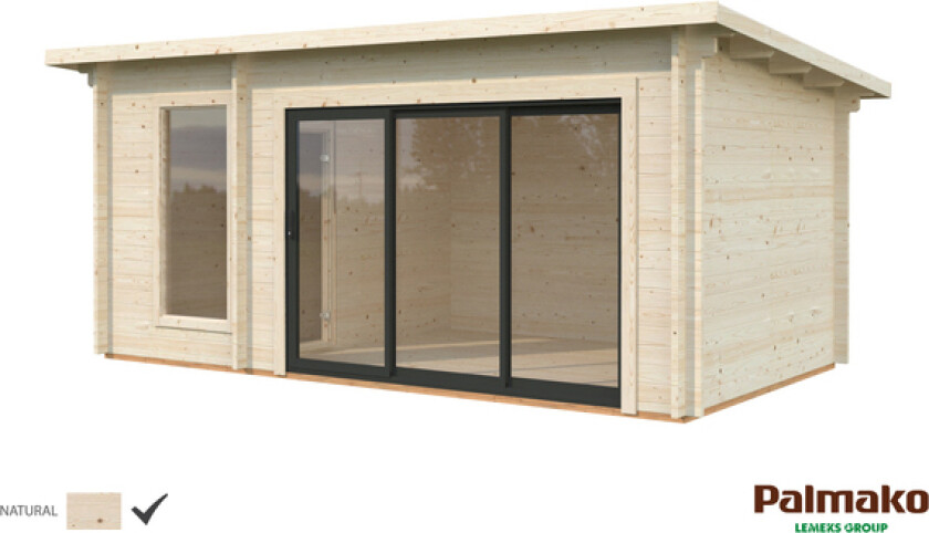 Palmako Badstuhytte Sanna 12.8 m2 SLIDE+