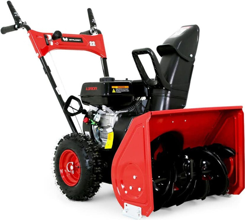 Snøfreser Metalcraft 6,5 HK Loncinmotor Rød