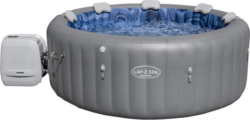 Oppblåsbar Spabad Bestway Lay-Z Santorini Hydrojet Pro