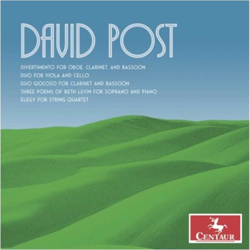 The Moravian Chamber Players, David Post Chamber Music Of David Post CD