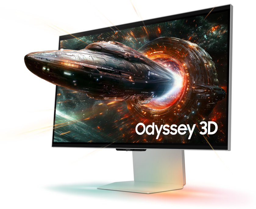 27" Odyssey G9 3D G90XF UHD 165 Hz Gamingskärm, Silver