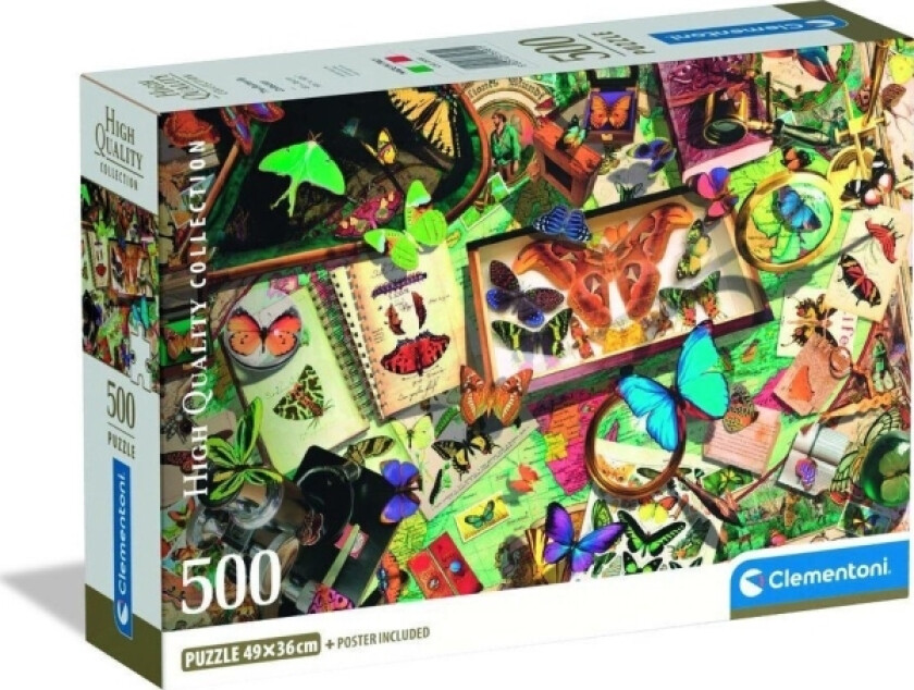 Puzzle Compact The Butterfly Collector 500 Elementów (35581)