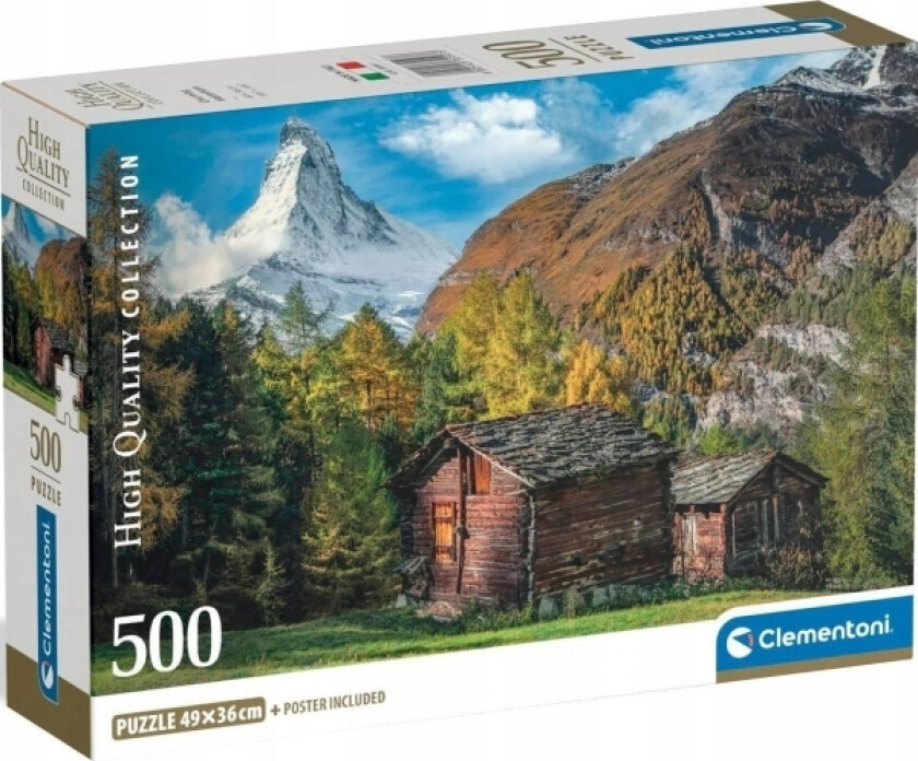 Cle Puslespill 500 Compact Charming Matterhorn 35597