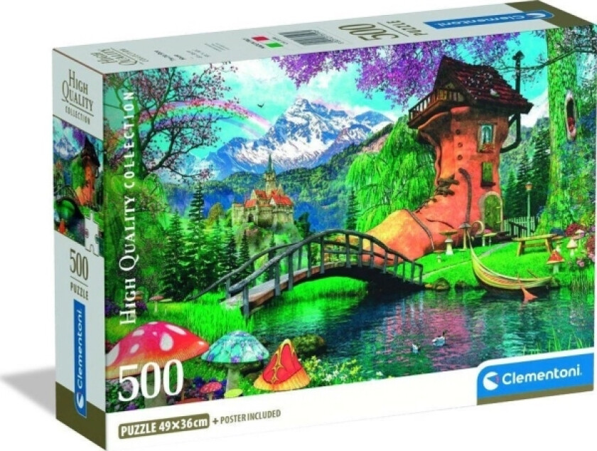 Puzzle Compact The Old Shoe House 500 Elementów (35596)