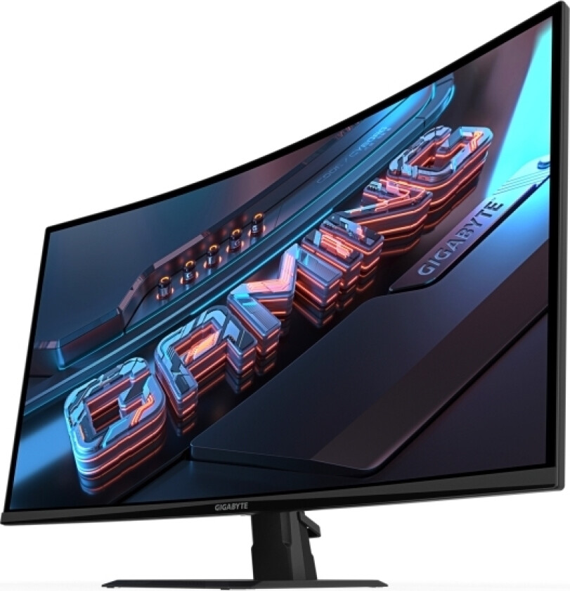 Gigabyte Gs32qca, 80 Cm (31.5"), 2560 X 1440 Pixlar, Quad Hd, Led, 1 Ms, Svart