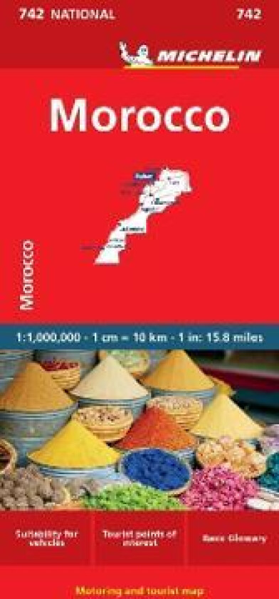 Morocco - Michelin National Map 742