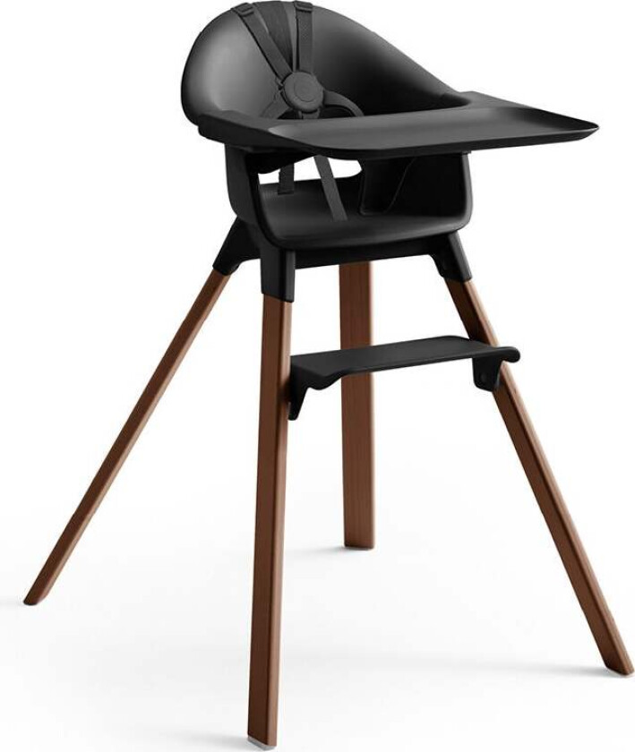 Clikk Barnestol, Black/Warm Brown - Matstoler