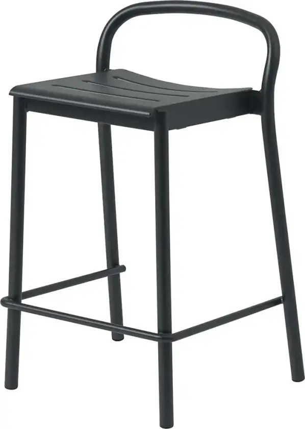 Linear Steel Lav barkrakk Anthracite Black